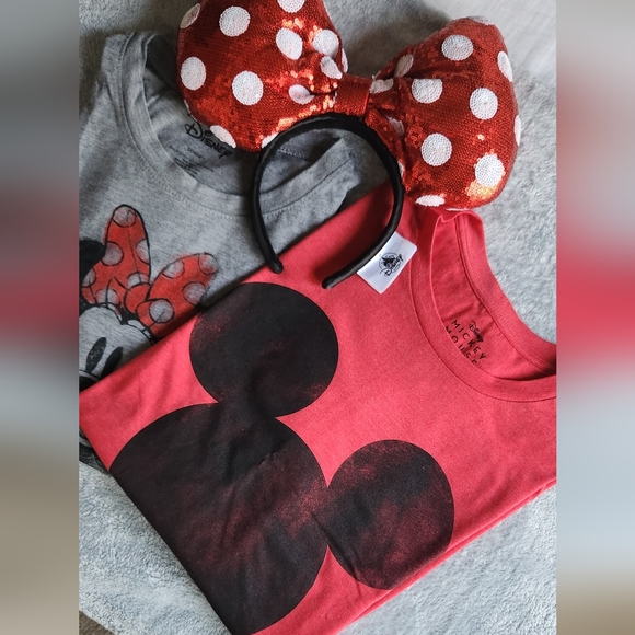 Disney Mickey Mouse Distressed Head Vintage Silhouette Men's Adult Graphic T-Shi - Picture 3 of 5